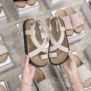 Dép Sandal MIDU RICHI Quai Chéo Kẹp Ngón 3 Màu 3 Phân, Dép Da Lộn Đế Cao Su Êm Phong Cách Nhẹ Nhàng
