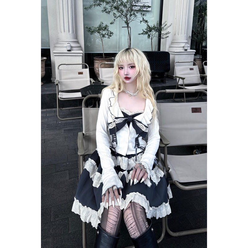 Đầm phong cách Y2K,Gothic Lolita,tiểu thư