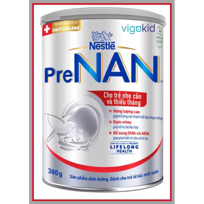 SỮA BỘT NESTLE PRENAN 380G