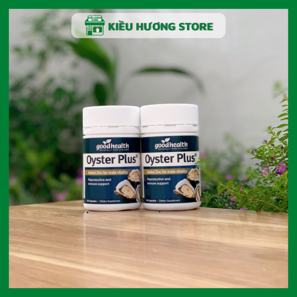 (Hàu Lùn) Tinh chất hàu biển New Zealand - Good Health Oyster Plus - Hỗ trợ sức khoẻ nam giới hộp 60