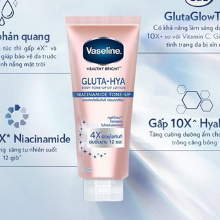 [Hàng Xả lỗ] Dưỡng thể Vaseline 50X Healthy Bright SPF50+ PA++++ 300ml Thái Lan