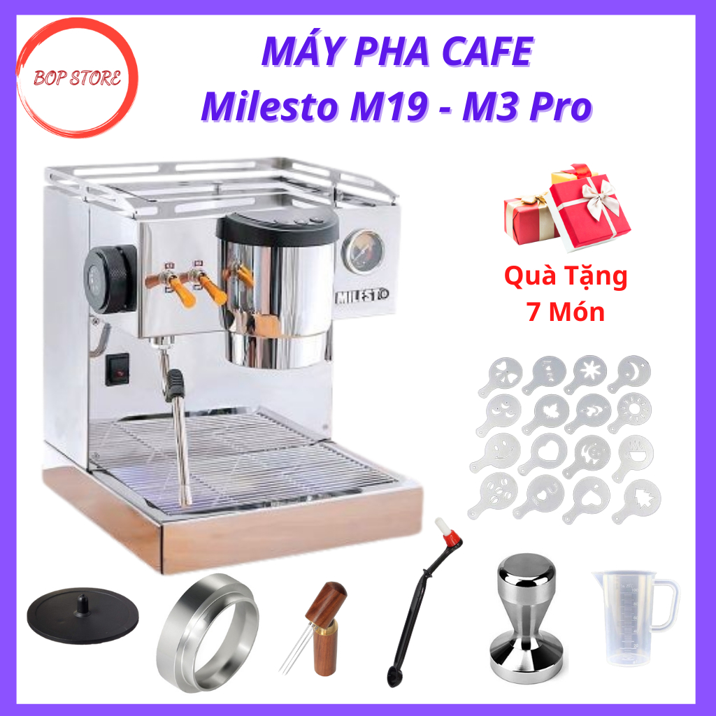 Máy pha cà phê Milesto EM19-M3 Pro , Máy pha cafe cho quán M19 Pro