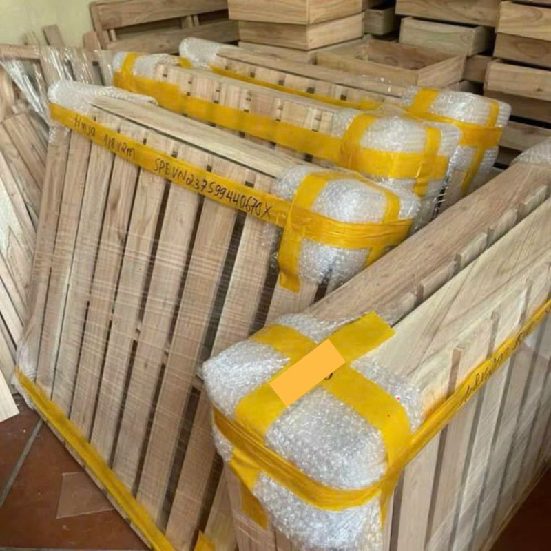 [Giao Hoả Tốc] Giường Pallet Hộp Gỗ Thông Nhập Khẩu Chống Mốc gấp gọn nhiều kích thước Cao 10cm. | BigBuy360 - bigbuy360.vn