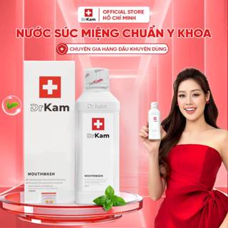 Nước súc miệng chuẩn y khoa DrKam 250ml - Hỗ trợ giảm hôi miệng, viêm nướu
