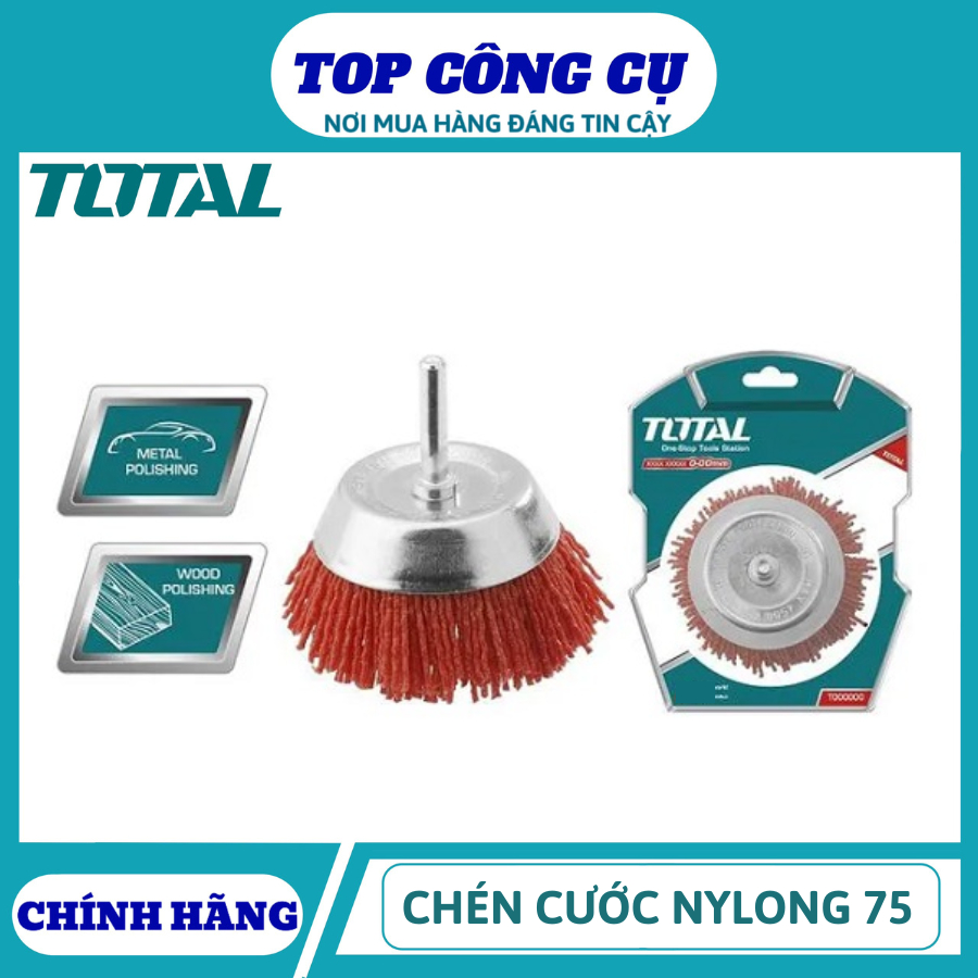 TOTAL Chén cước nylon 75mm TAC33035 <HÀNG CHÍNH HÃNG>