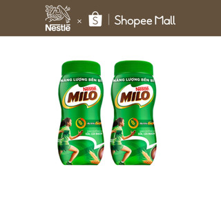  Combo 2 hũ thức uống lúa mạch Nestlé® Milo® nguyên chất 400g  hũ nhựa  