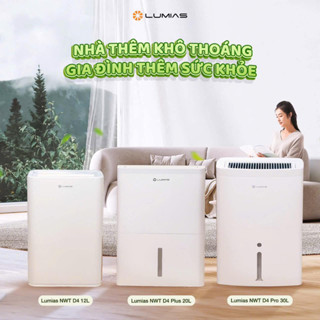 (sẵn) Máy hút ẩm không khí thông minh NEW WIDETECH / LUMIAS D4 - 12L/18L/30L/60L - Kết nối app Mihome