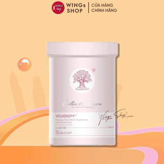 Kem Hấp Xả Ủ Tóc Biotin Collagen Phục Hồi Tái Sinh Tóc Giúp Tóc Siêu Mềm Mượt 500ml | Wings Shop