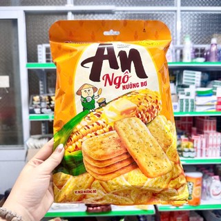  1 Thùng 10 Gói Bánh Gạo An Orion Ngô Nướng Bơ 