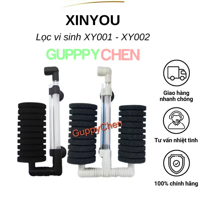 Lọc Vi Sinh Lọc Bio XY-001 XY-002 - Lọc Vi Sinh Xoay 360 Độ Dùng Cho Hồ Cá Thủy Sinh