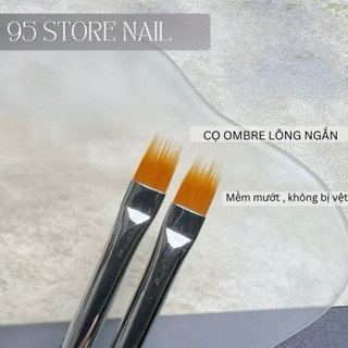 Cọ ombre lông ngắn cao cấp - cọ xước làm ombre nail không tạo vệt