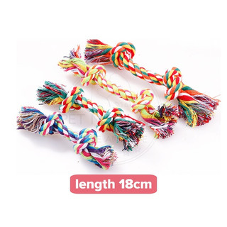 Dây Thừng Đồ Chơi Cho Chó, Dây Bông Bện Xương Cho Chó Con Mọc Răng Nhai Gặm 17cm, 32cm Cherie Petshop