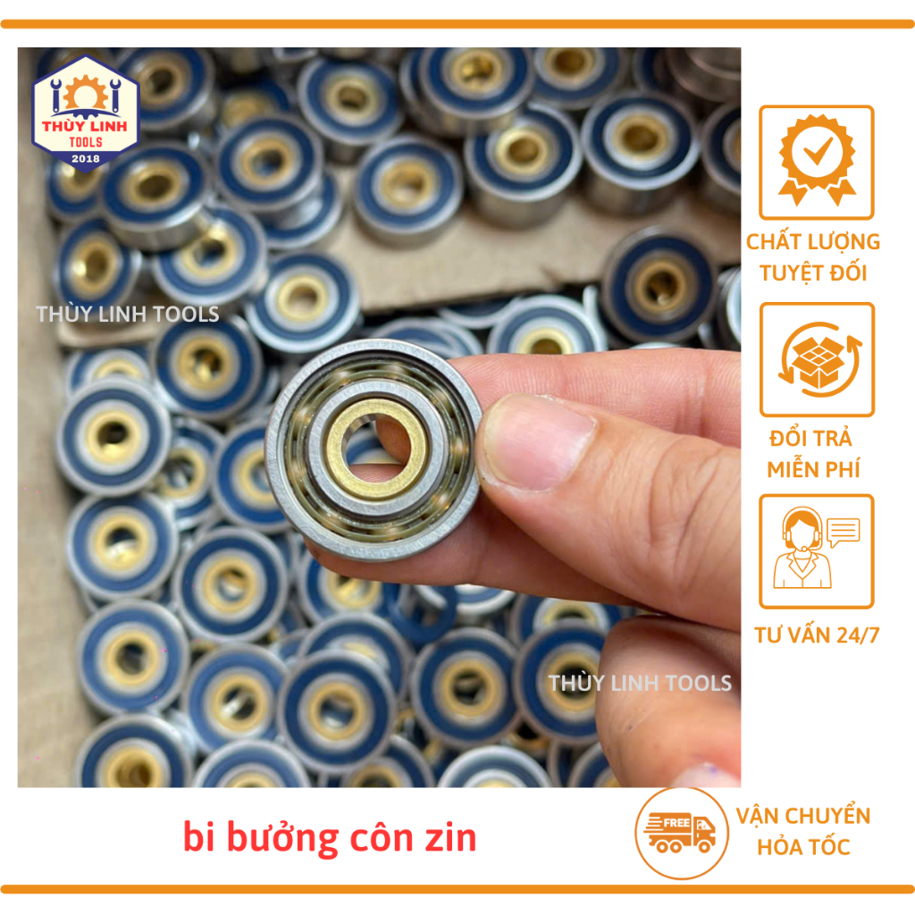 Vòng bi 6002, vòng bi bưởng côn zin có bạc đồng lắp xe ga THUYLINHTOOLS