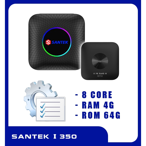 Androi box ô tô Santek Box I350