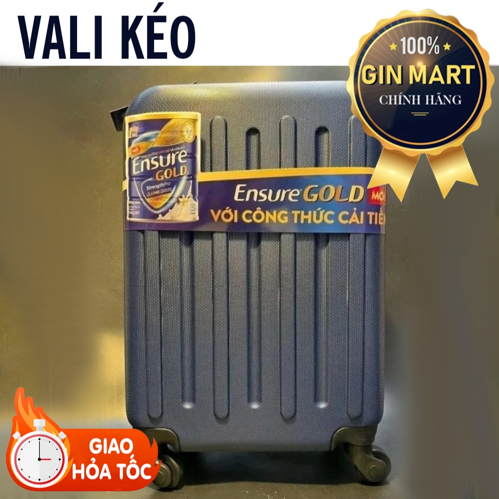 Vali kéo các loại hàng quà tặng từ sữa, tã Bobby, vali Lock & Lock Size 20 inch - Quà tặng từ Ensure