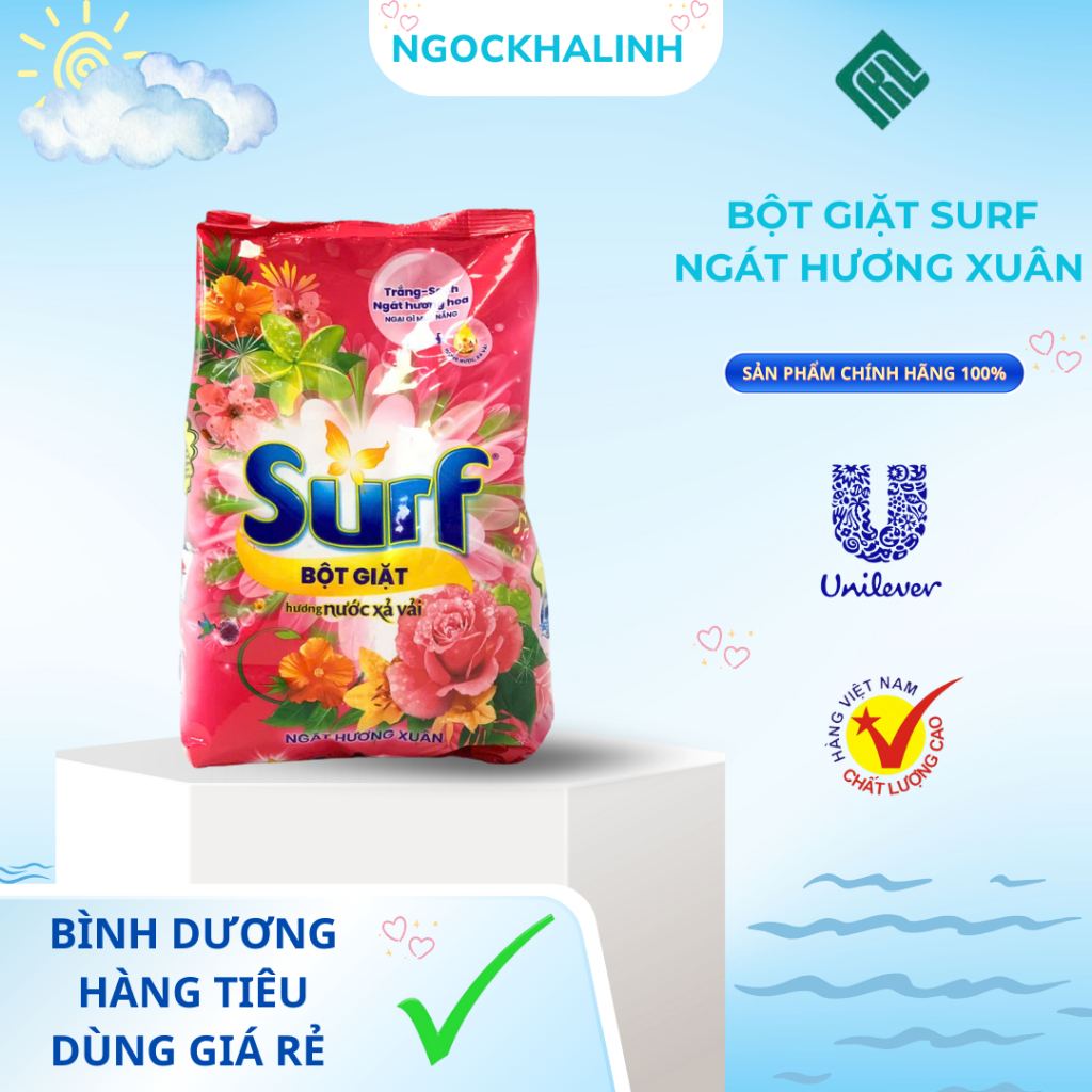 Bột giặt Surf ngát Hương Xuân gói 380g