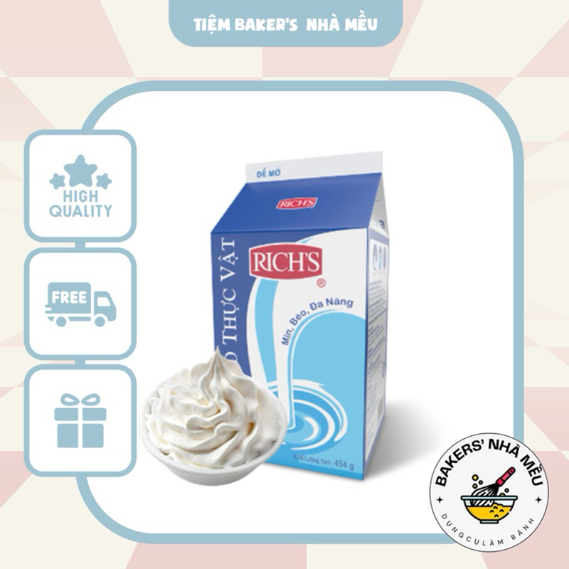 Kem béo thực vật Rich’s lùn 454g