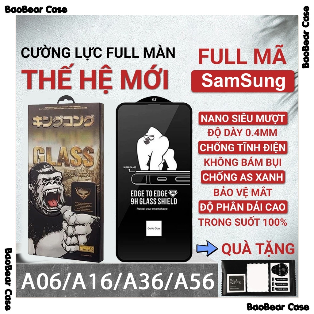 Kính cường lực kingkong Samsung A56 A36 A16 A06