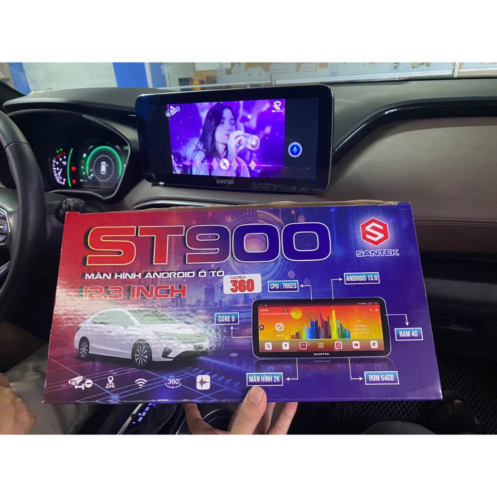 Màn hình ô tô Santek ST900