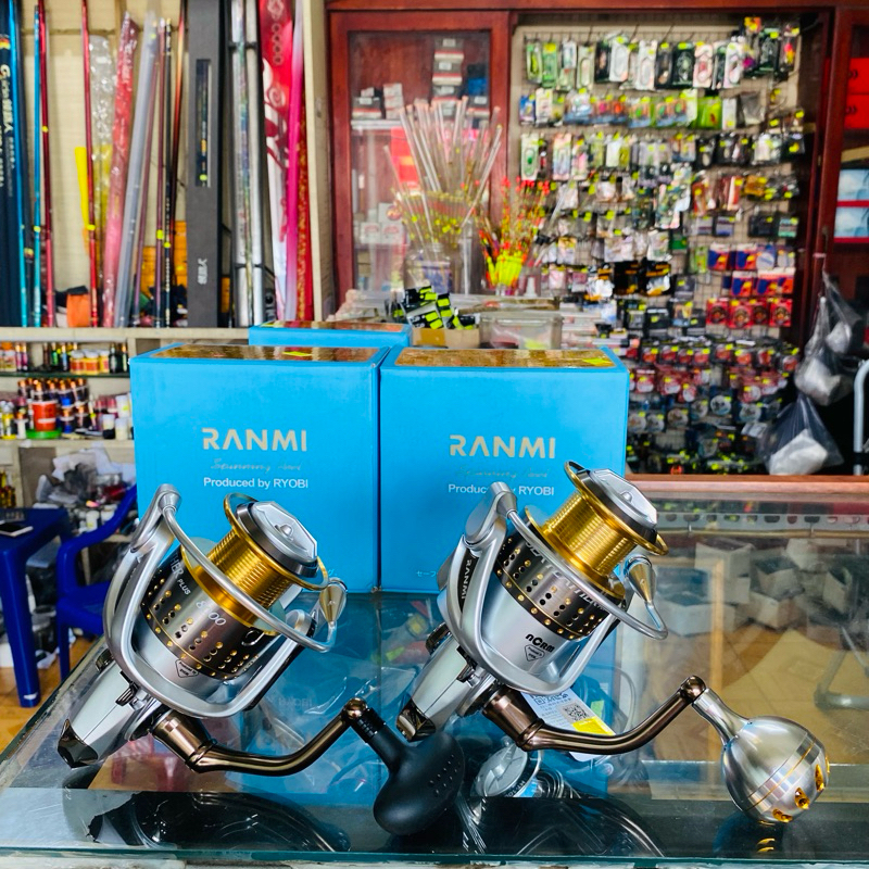 Máy câu cá RYOBI RANMI PLUS 7000.8000.máy khỏe thích hopycâu cá lớn .