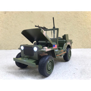 Mô hình xe Quân sự JEEP Willys 1:32