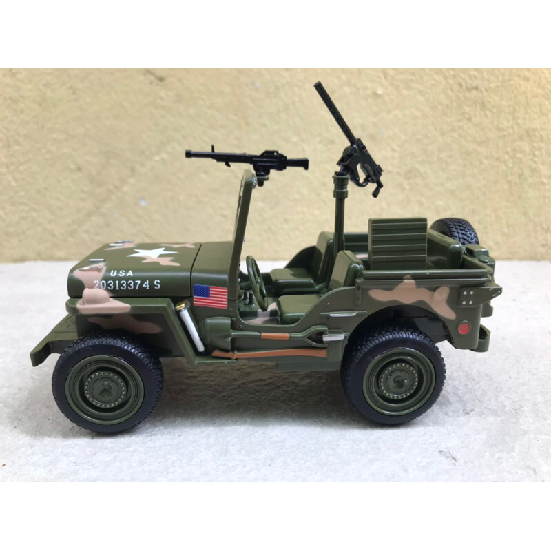 Mô hình xe Quân sự JEEP Willys 1:32