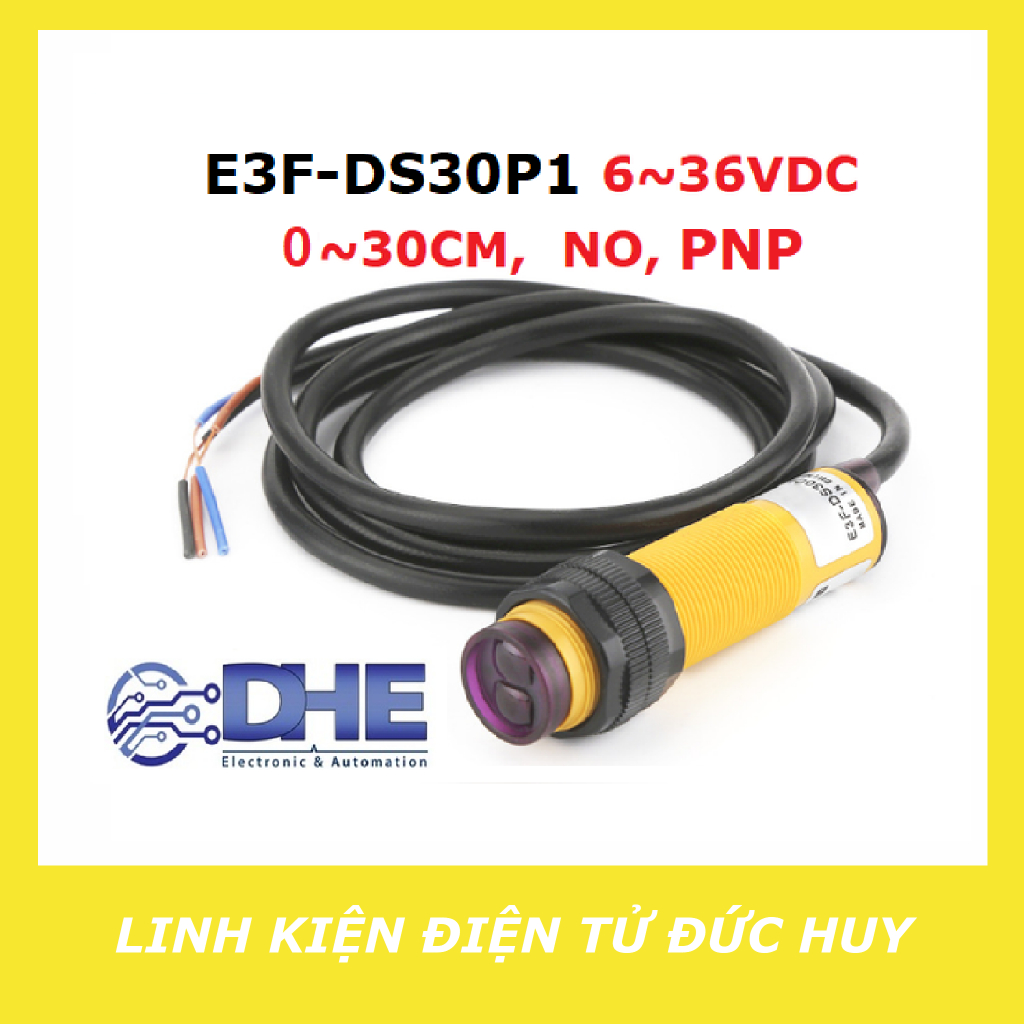CẢM BIẾN VẬT CẢN HỒNG NGOẠI E3F-DS30P1, 6-36VDC, PNP, NO