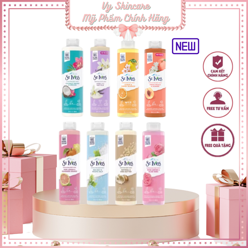 Sữa tắm dưỡng da ST.IVES (Mẫu Mới)
