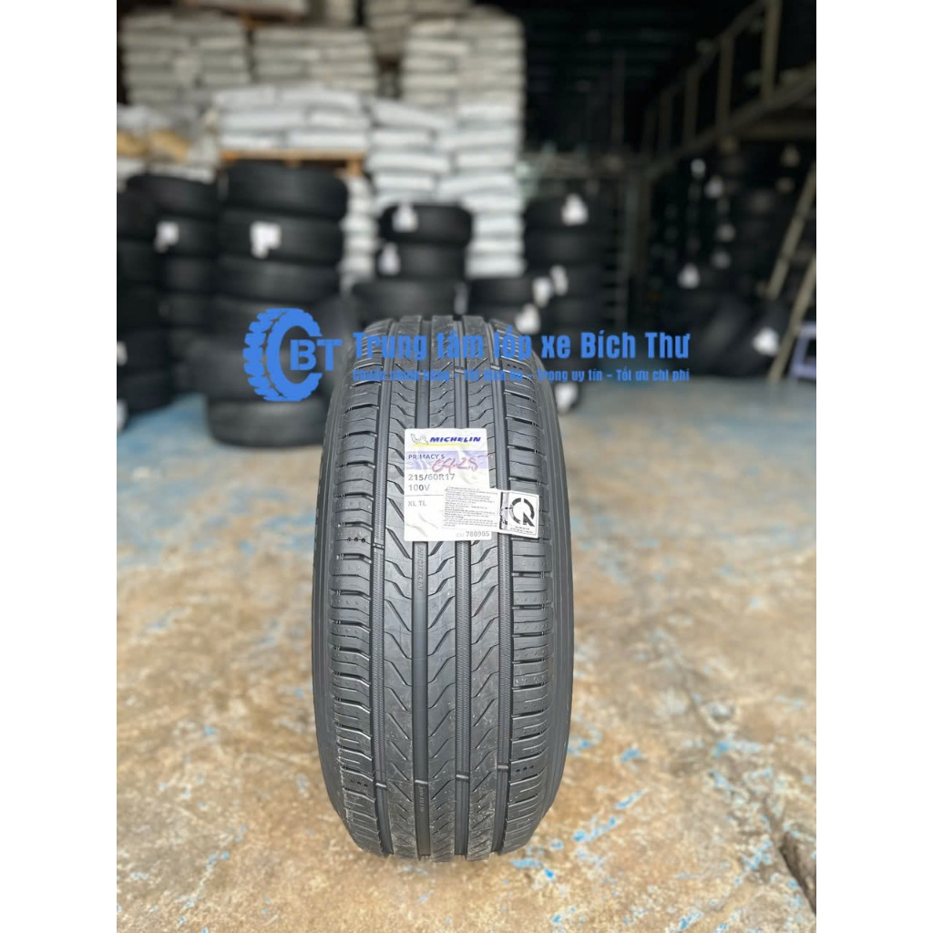 Lốp Michelin  215/60R17 Primacy 5 Cửa Hàng Lốp Bích Thư, Lốp Xe Michelin Bền Bỉ Tiết Kiệm Nhiên Liệu