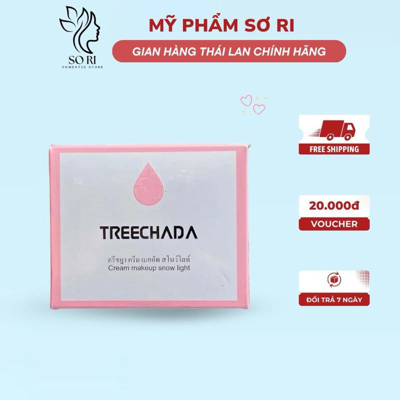 Kem make up Treechada lên tông da tức thì Tree Chada
