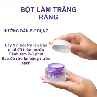 Smilekit V34 Bột Làm trắng Răng Với Công Nghệ PAP Pearl