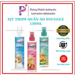 XỊT THƠM QUẦN ÁO SNUGGLE 150ML