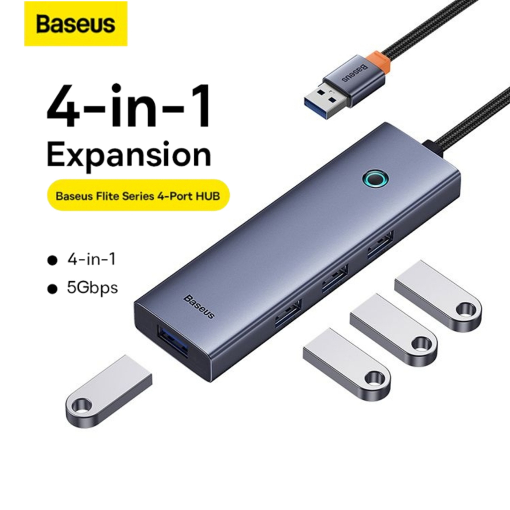 Hub mở rộng Baseus 4 in 1 [*USB to 4 USB ]