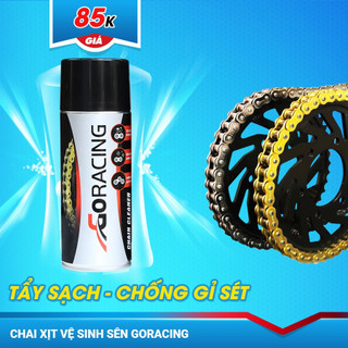 Chai xịt vệ sinh sên GoRacing (400ml) 340002