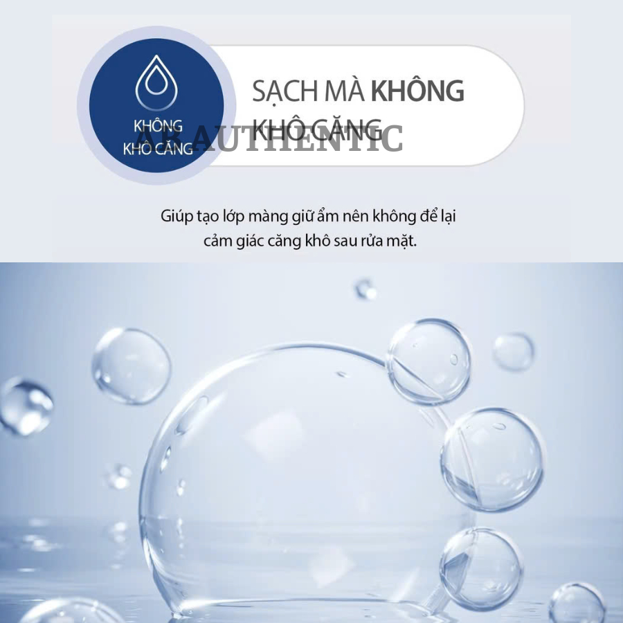Sữa rửa mặt kiềm dầu, thu nhỏ lỗ chân lông Sum xanh Water-full Foam Cleanser 40ML - AB AUTHENTIC