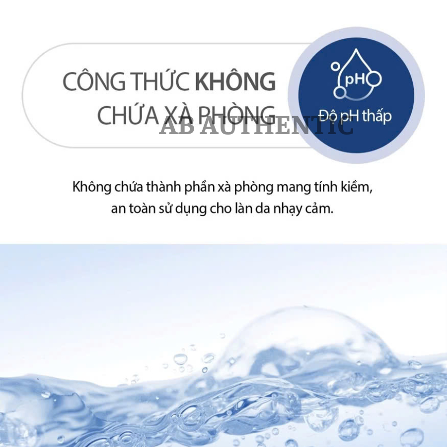 Sữa rửa mặt kiềm dầu, thu nhỏ lỗ chân lông Sum xanh Water-full Foam Cleanser 40ML - AB AUTHENTIC