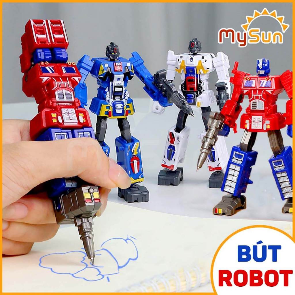 Bút robot biến hình siêu nhân độc lạ cho bé MySun