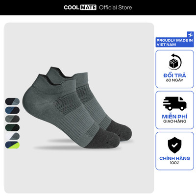 [MUA 2 GIẢM 5%]Tất/Vớ nam thể thao cổ ngắn Compression Techfit Coolmate