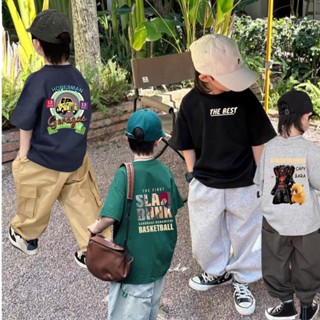 Áo Phông Cho Bé Trai 10-45kg, Áo Thun Bé Trai Hình SAU LƯNG, chất cotton 4 chiều mềm đẹp