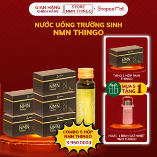 [LIỆU TRÌNH 2 THÁNG - TẶNG 1 HỘP] NMN Thingo - Combo 6 Hộp Nước Uống Trường Sinh NMN Chính hãng
