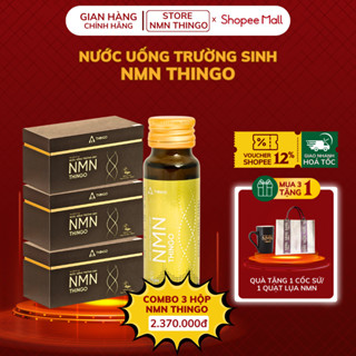 [LIỆU TRÌNH 1 THÁNG + TẶNG QUÀ] NMN Thingo Chính hãng - Nước Uống Trường Sinh NMN