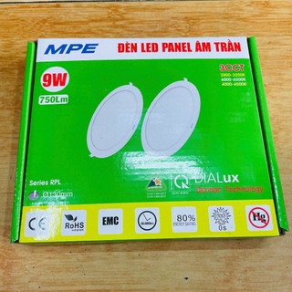 Đèn Led Âm Trần MPE RPL-9W Bảo Hành 2 Năm Hàng Chính Hãng