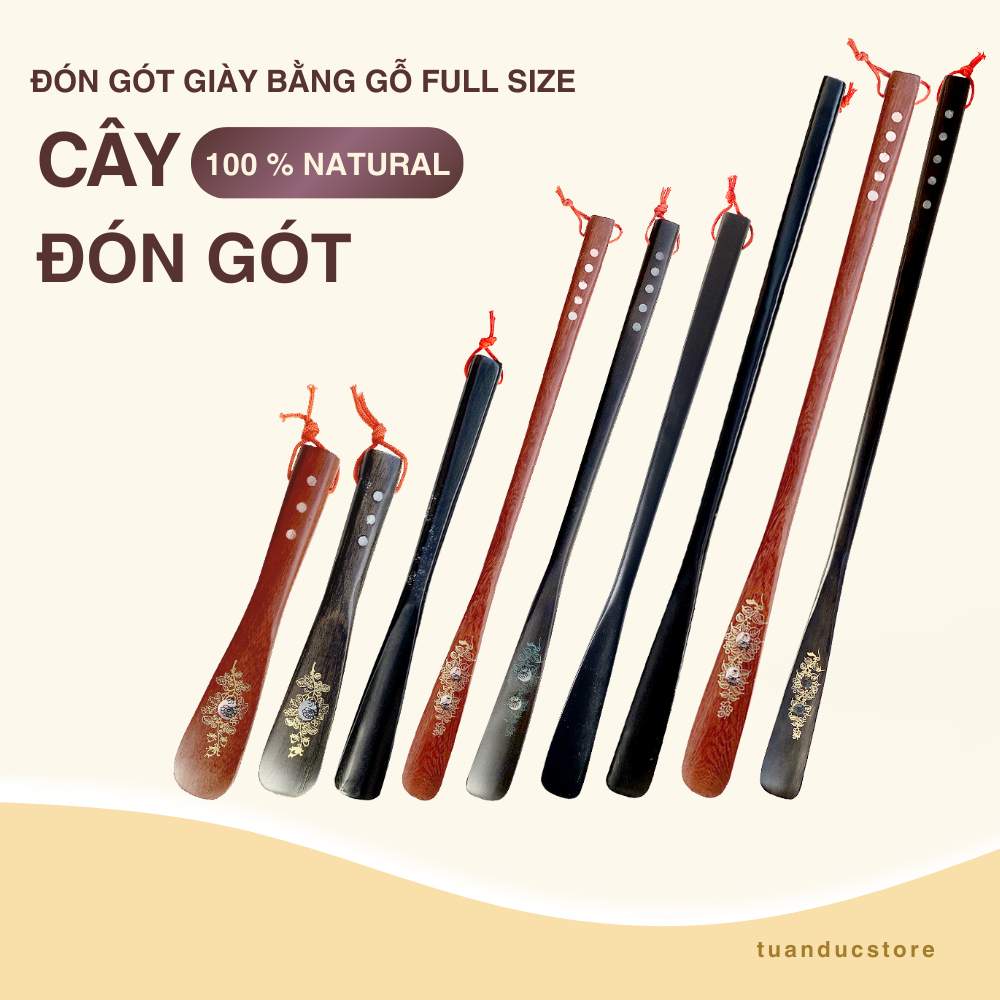 Cây Đón Gót Giày Gỗ Tự Nhiên Cho Cả Nam & Nữ Dùng Được Mọi Tư Thế Giày
