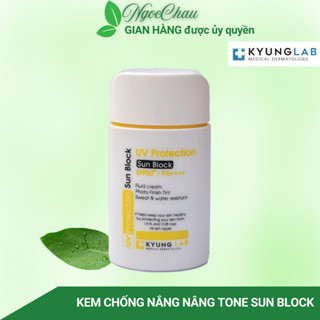 Kem chống nắng Kyunglab UV Protection Tone Up Sun Block, 6 màng lọc, chống nắng nâng tone da, SPF50+ PA++++ 50ml