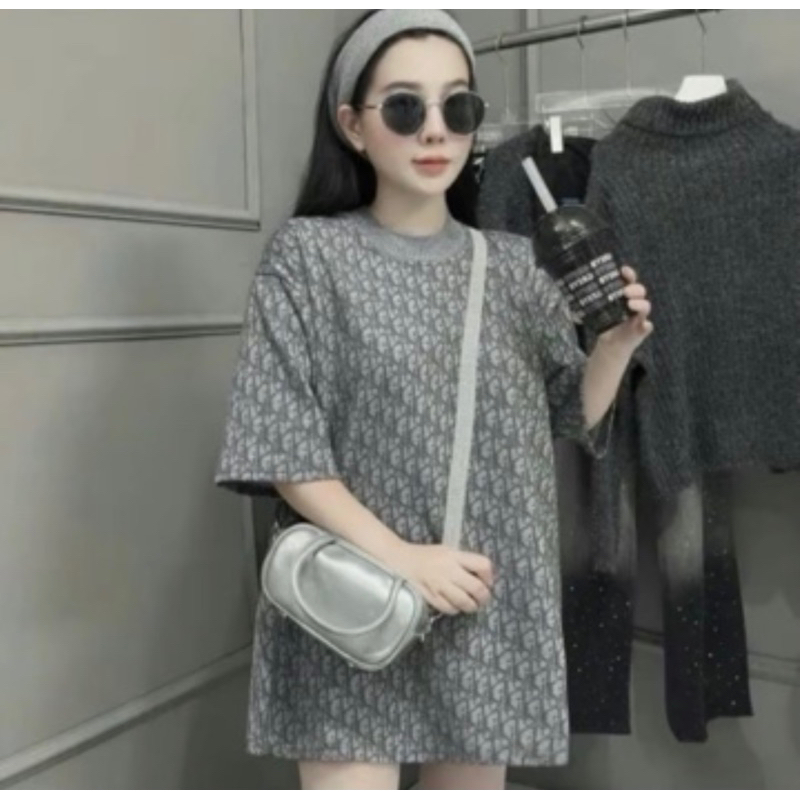 Áo Phông Cotton Chữ Diii O Hot Hit