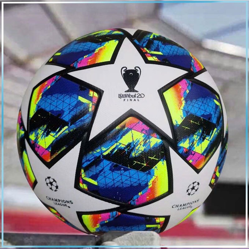 Quả Banh Bóng Đá C1 Final 2025 - Hàng Đúc Cao Cấp, size 5, tặng kèm kim bơm