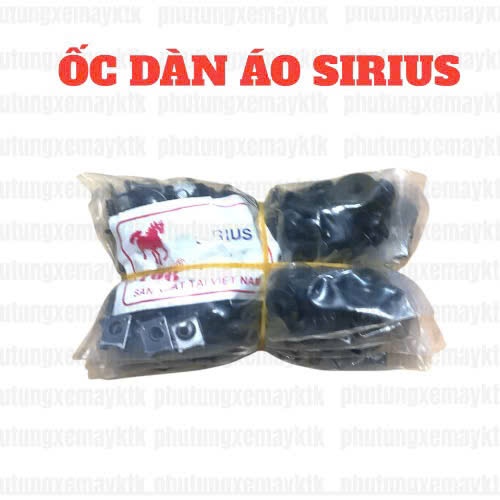 Ốc dàn áo xe Sirius bền đẹp – dễ lắp, tăng độ thẩm mỹ cho xe (63 con ốc) 0BDCN