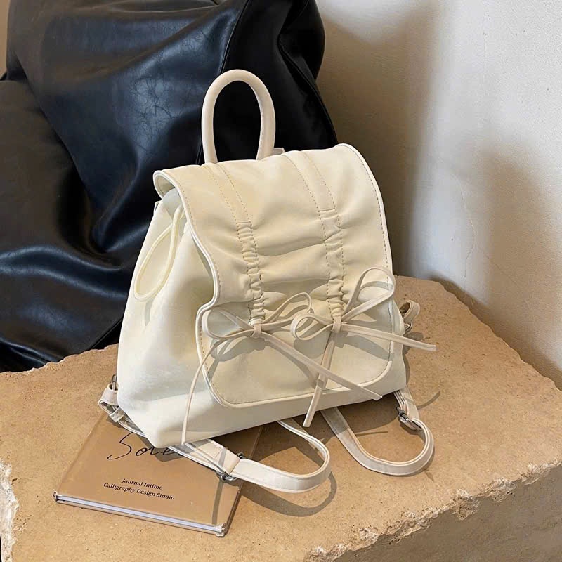 Balo nữ mini da nhung mềm mại, phong cách Hàn Quốc dễ thương Hakido - BL007