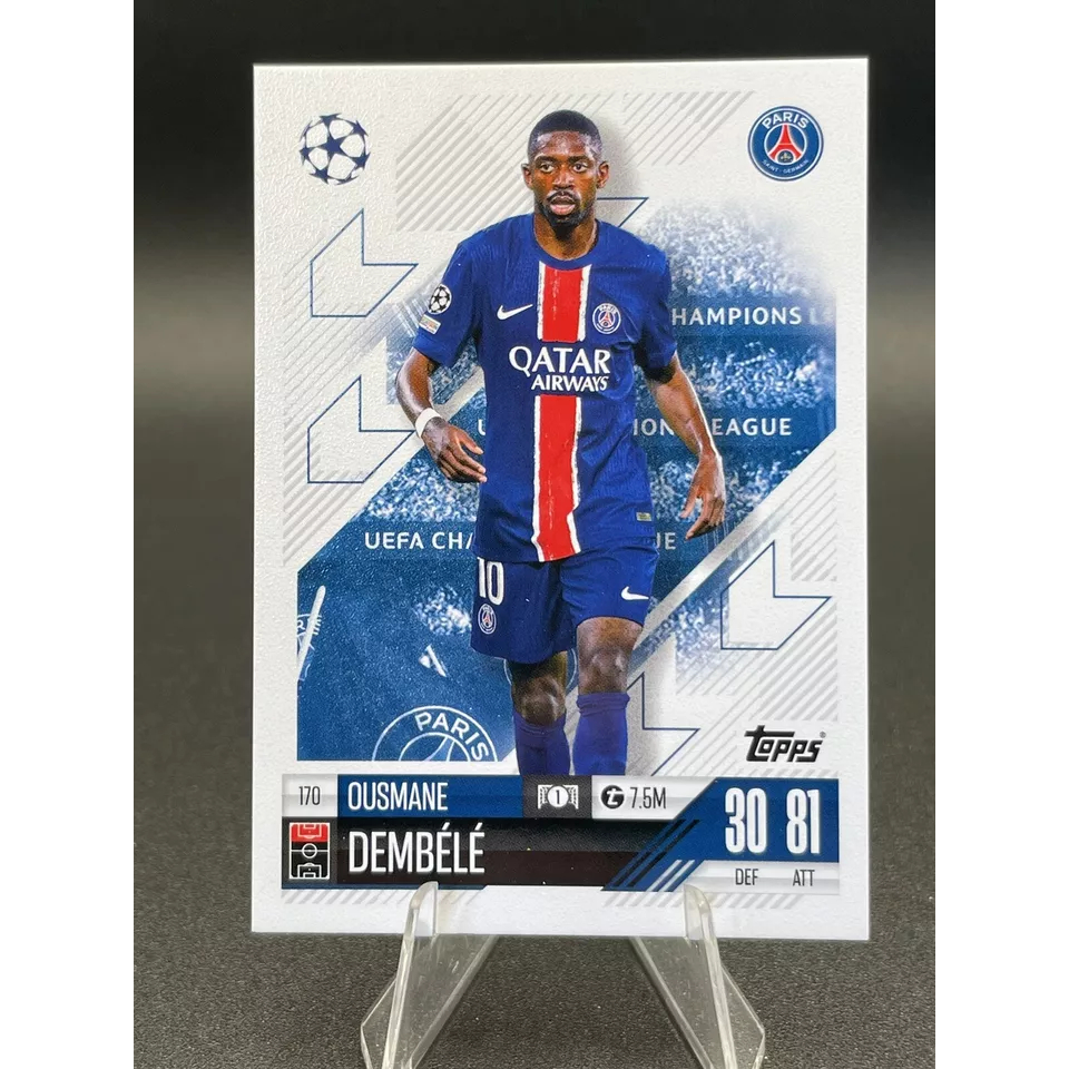 Thẻ Ousmane Dembele Topps Match Attax 2024/2025 (PSG) (24/25)