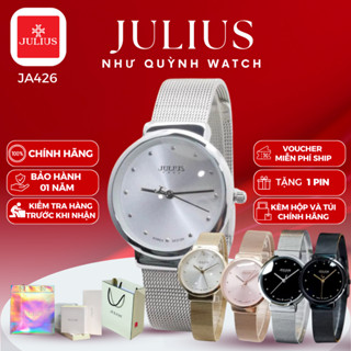  Đồng hồ Nữ Julius Hàn Quốc Ja-426 size mặt 3cm dây thép  5 màu  